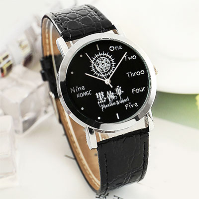 Black Butler Pocket Clip Watch