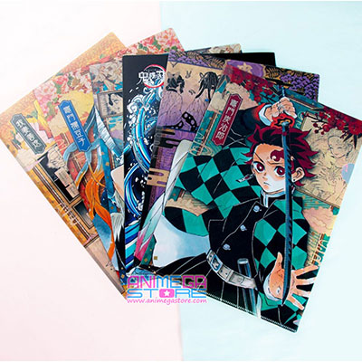 Demon Slayer A4 folders (set of 6)