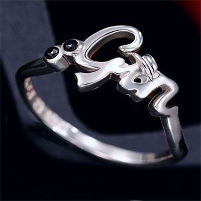 Detective Conan Black Team Silver Ring