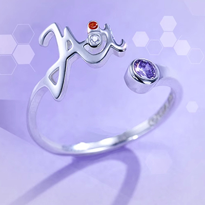 Detective Conan Symbol 925 Silver Ring