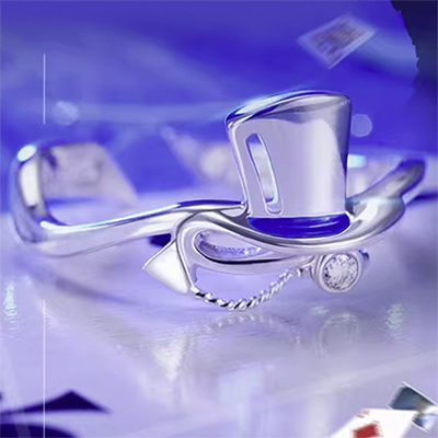 Detective Conan Kaito Kuroba 925 Silver Ring