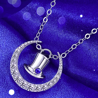 Detective Conan Kaito Kuroba 925 Silver Necklace