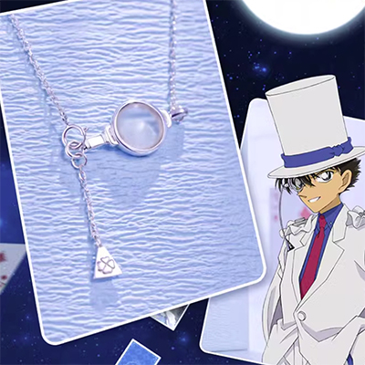 Detective Conan Kaito Kuroba 925 Silver Necklace