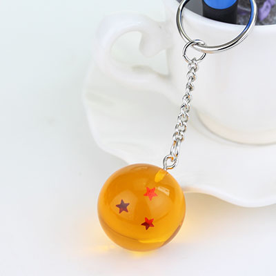 Dragon Ball 2 Stars Ball Keychain