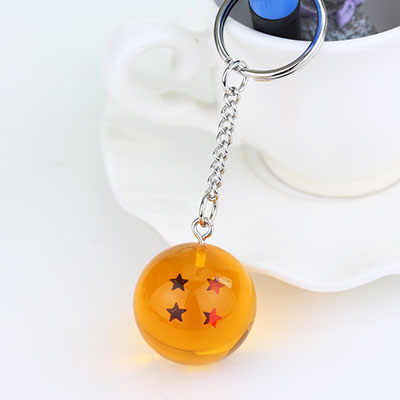 Dragon Ball 2 Stars Ball Keychain