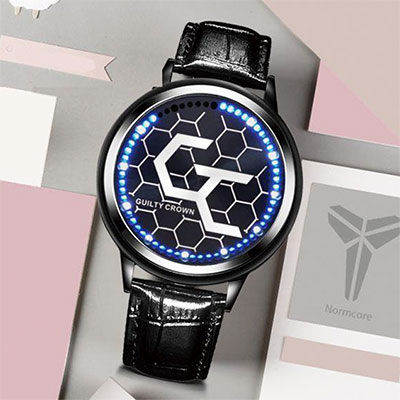 Guilty Crown LED Touch Sensor Watch