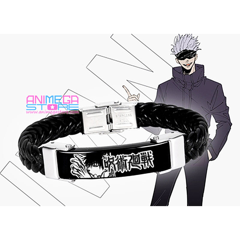 23 Styles New Jujutsu Kaisen Anime Bracelet Leather Bangle Cute