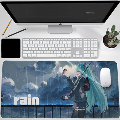 Miku Hatsune Luminous Desktop Mouse Pad