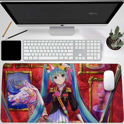 Miku Hatsune Luminous Desktop Mouse Pad