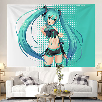 Miku Hatsune Wall Decor Cloth