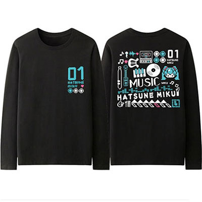 Miku Hatsune Long Sleeve Sweatshirt