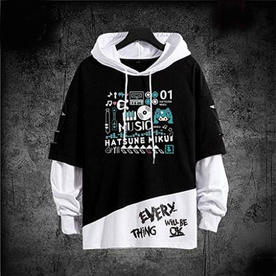 Miku Hatsune Long Sleeve Sweatshirt