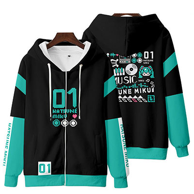 Miku Hatsune Long Sleeve Sweatshirt