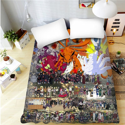 Naruto Boruto Bed Sheet