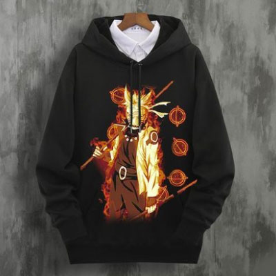 Naruto Pullover Hoodie with Pocket