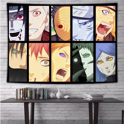 Naruto Wall Decoration Background Cloth