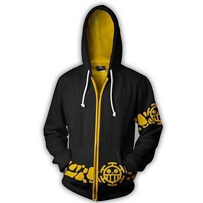 One Piece Trafalgar Law Hoodie Black