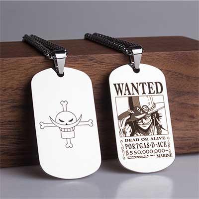 One Piece Stainless Steel Plate Necklace