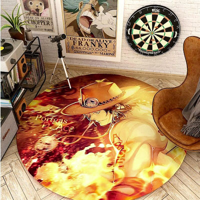 One Piece Circular Carpet